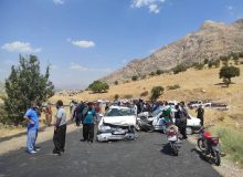 برخورد پراید و پژو در محور سروآباد ـ مریوان ۴ مصدوم برجا گذاشت